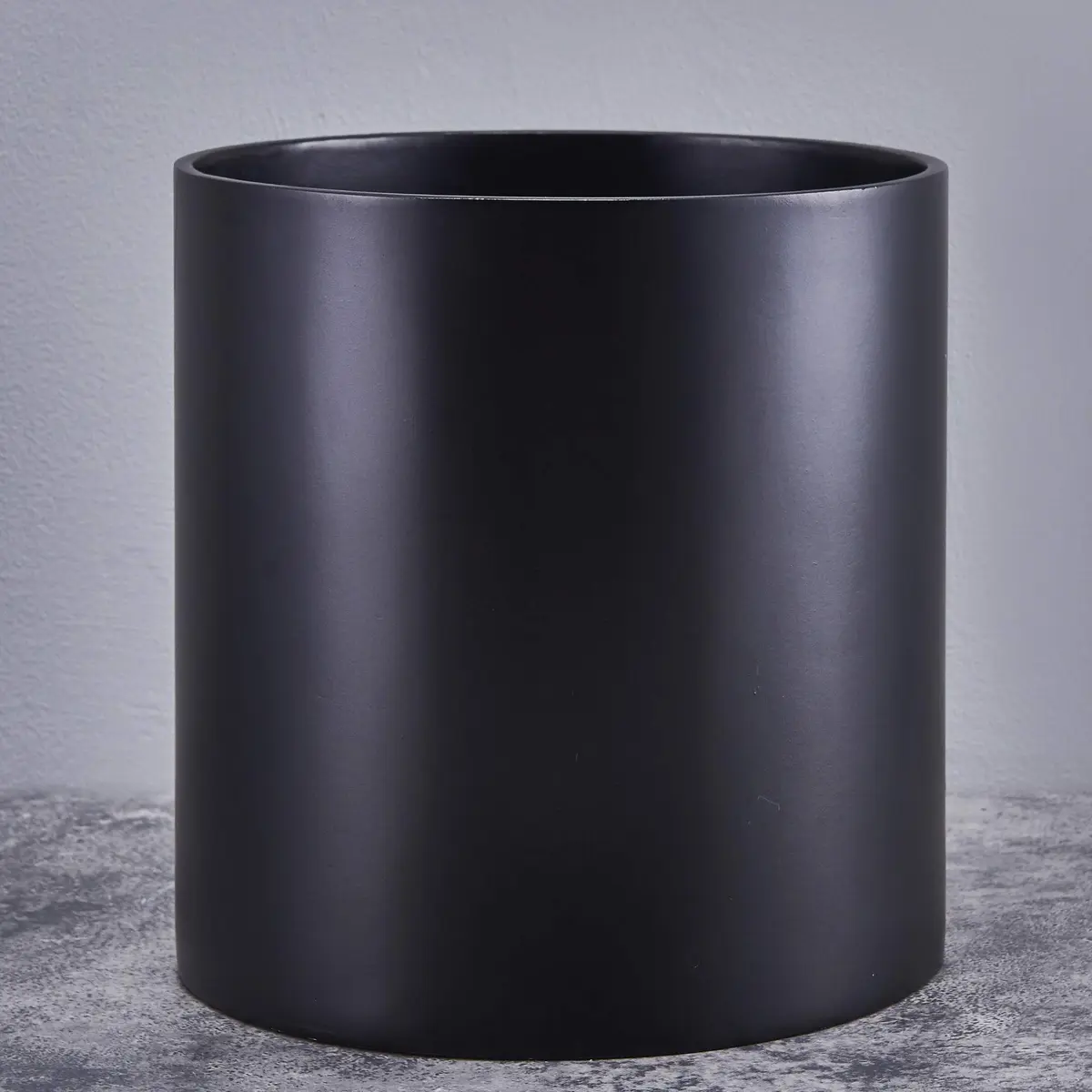 FaithLand 12 Inch Fiberstone Planter | Lightweight Modern Cylinder Plant Pot with Drainage Hole & Plug - main product image