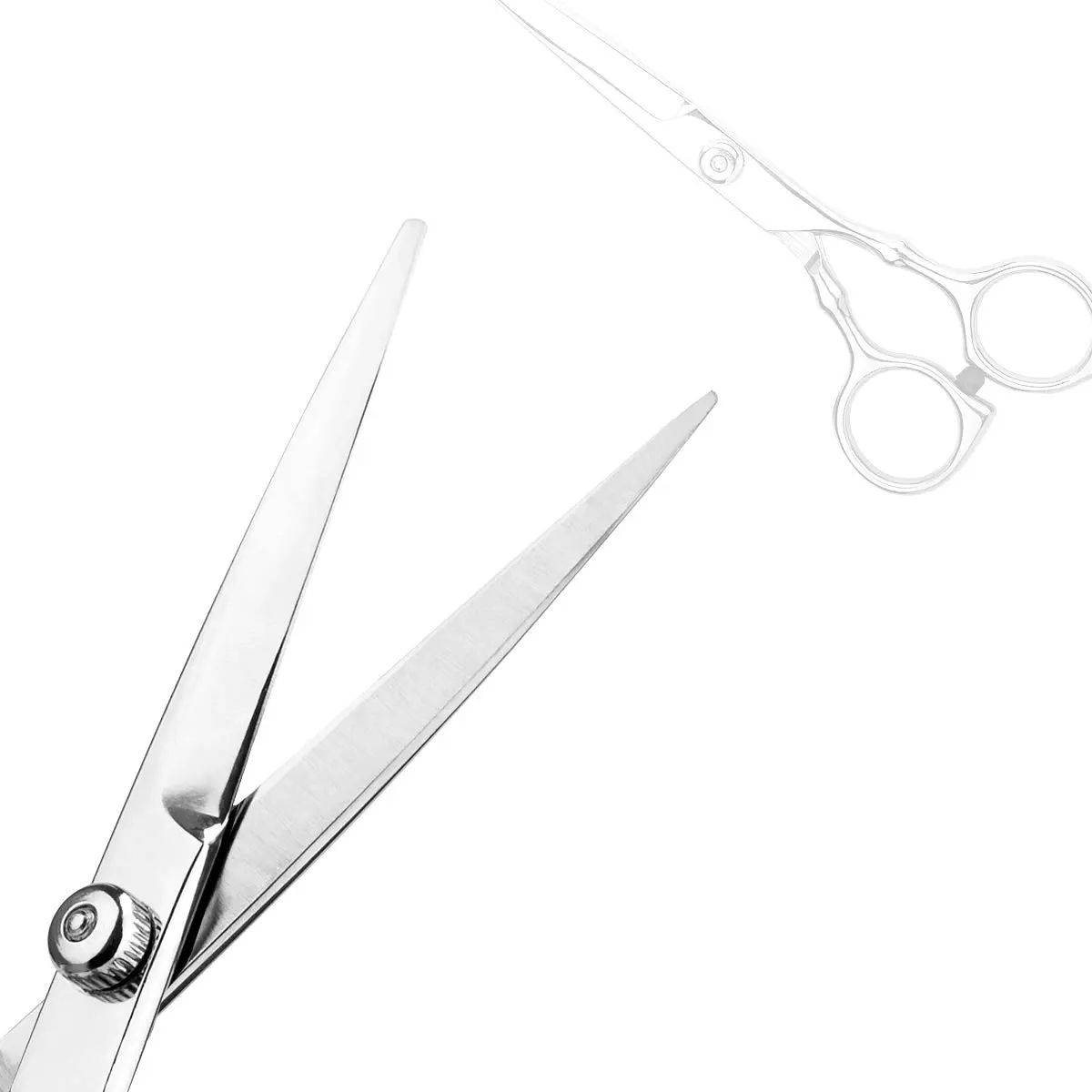 Himart Professional Hair Cutting Scissors Set with Comb and Case | 7-Piece Silver Kit for Home & Salon Use - view 4