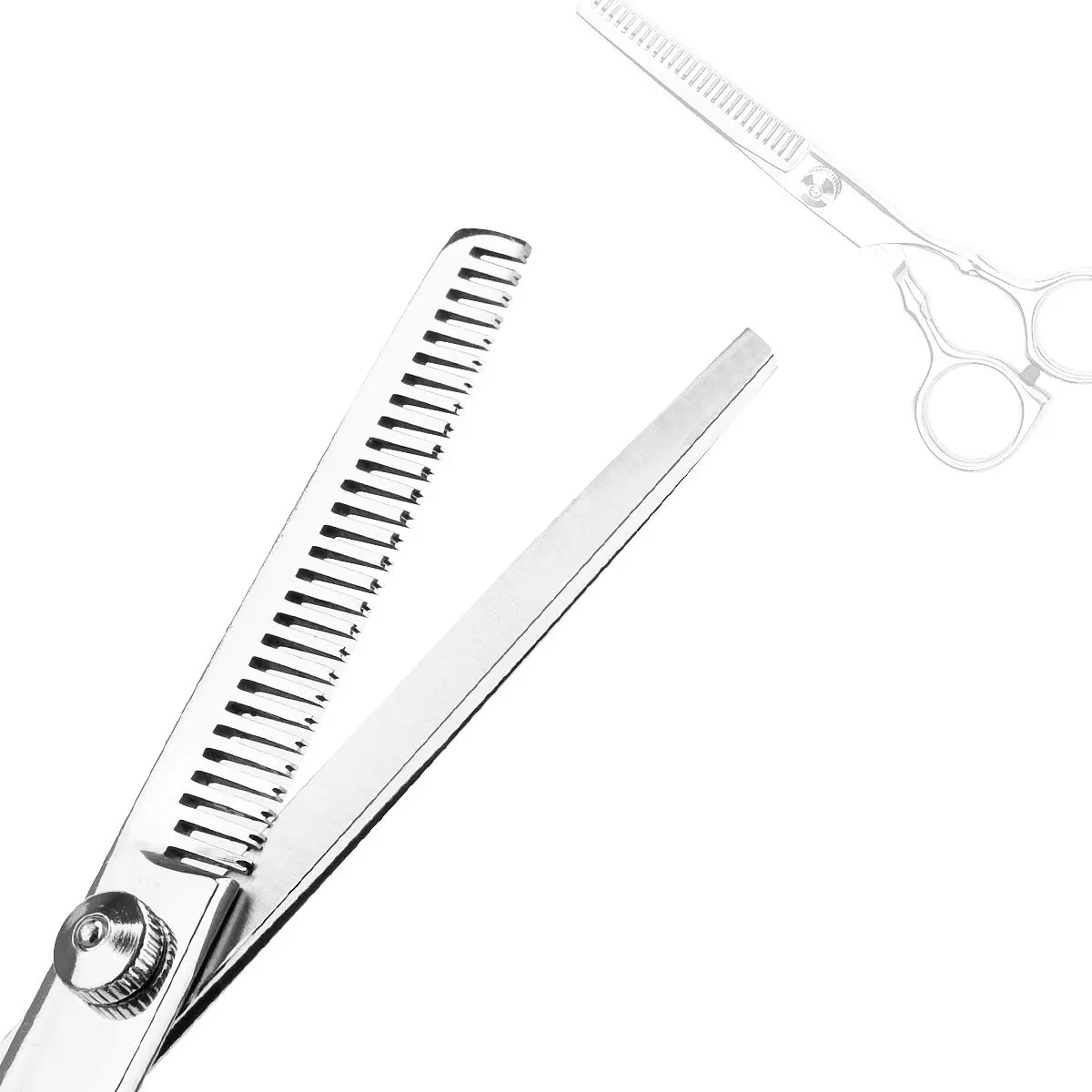 Himart Professional Hair Cutting Scissors Set with Comb and Case | 7-Piece Silver Kit for Home & Salon Use - view 3