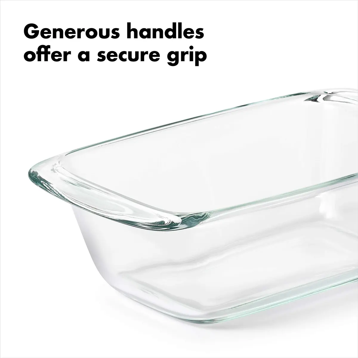 OXO Good Grips Glass Loaf Pan 1.6 Qt | Tempered Borosilicate, Oven & Microwave Safe - view 6