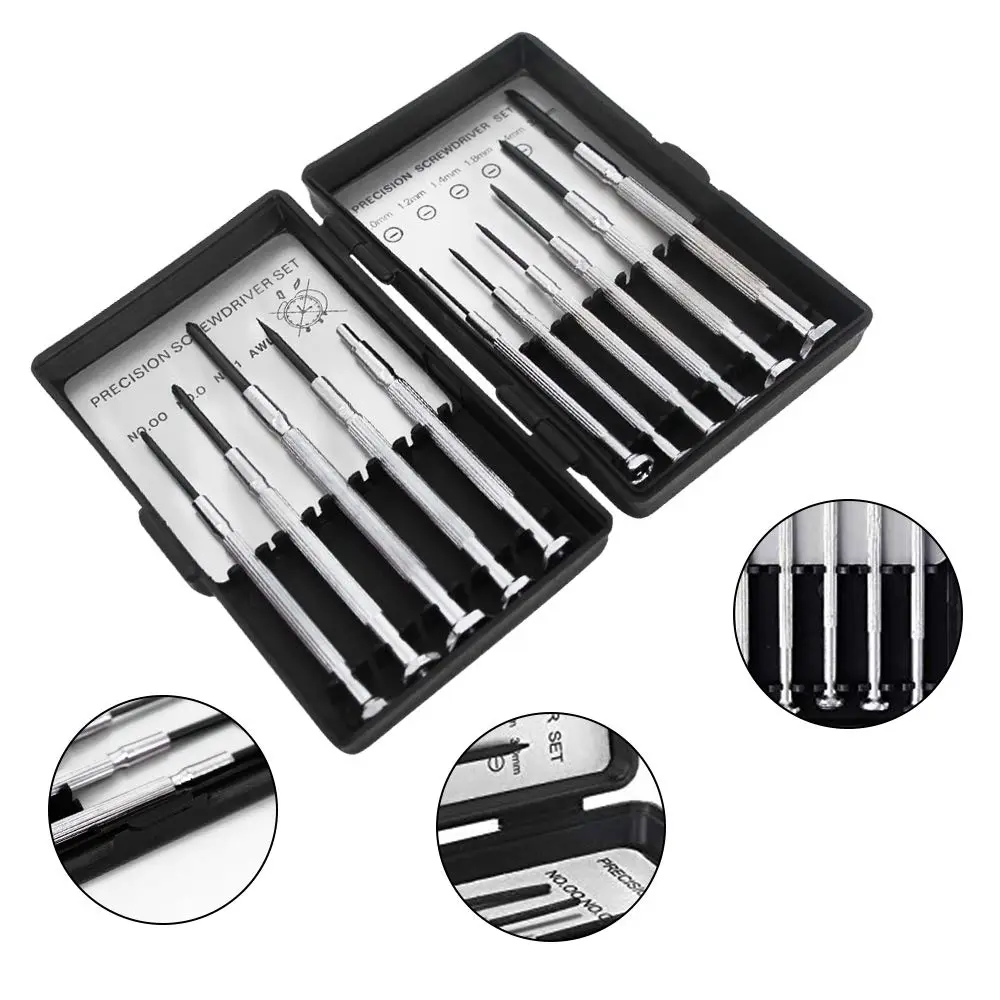 KALIM Mini Precision Screwdriver Set | 11 Sizes for Electronics & Watches, Durable Alloy Steel, Compact Carry Case - view 2