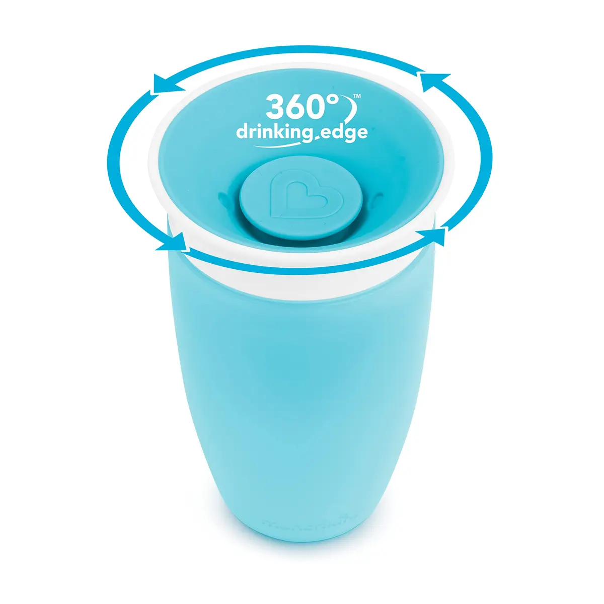 Munchkin Miracle 360˚ Spill Proof Sippy Cups for Toddlers 1-3, 10oz | Spoutless, Spill-Free Transition Cup - view 3