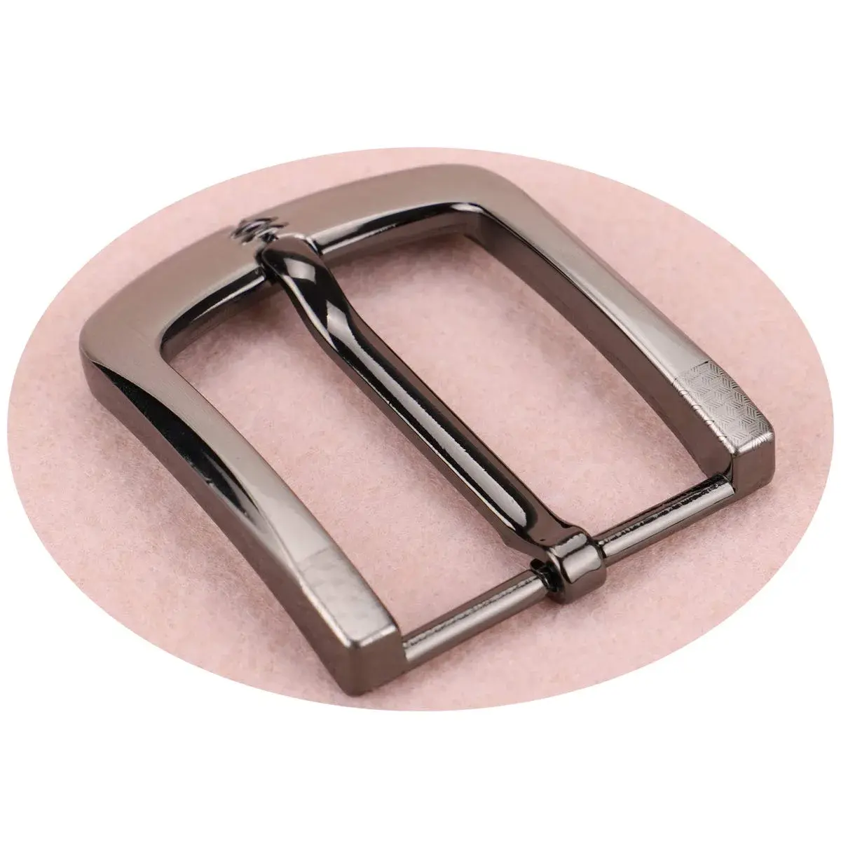 McFanBe Grey16 Single Prong Square Belt Buckle 38 mm (1.5 inches) | Durable Alloy Replacement Buckle - view 3