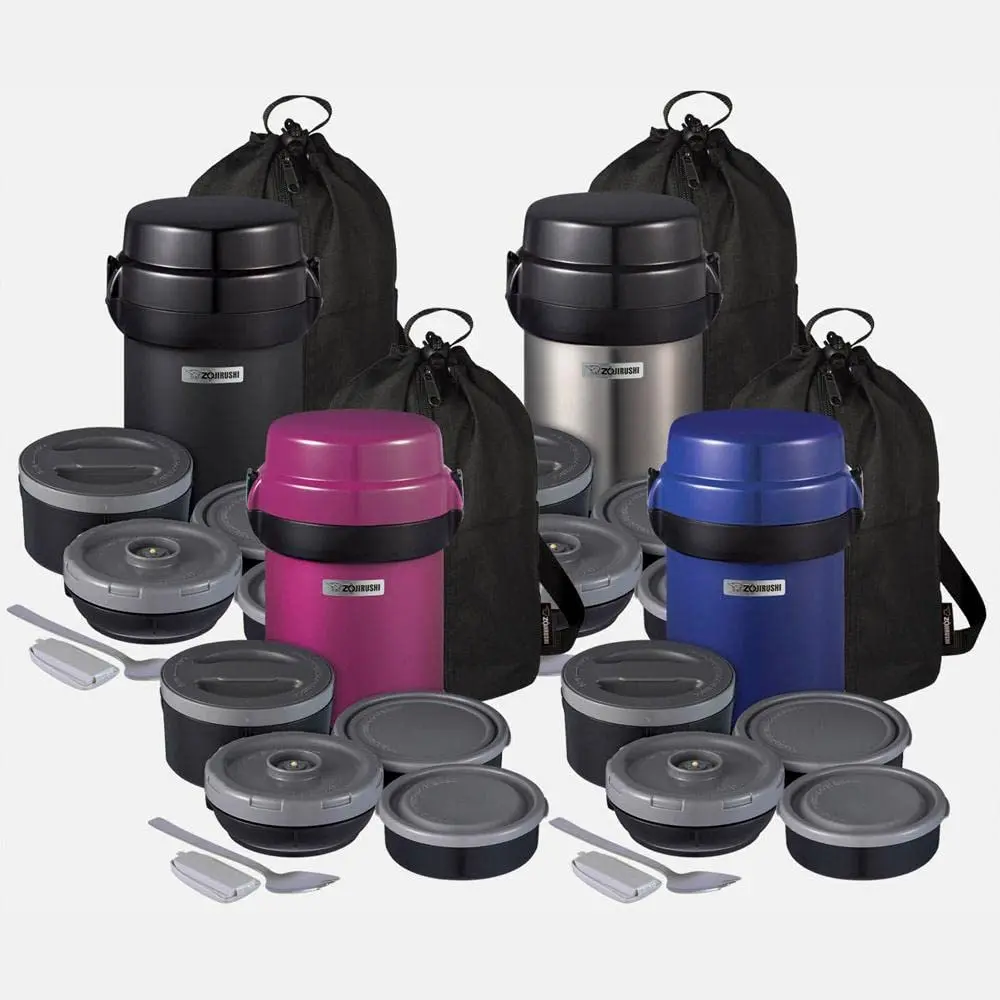 Zojirushi Mr. Bento Stainless Lunch Jar 41 fl oz | Vacuum Insulated Food Storage - view 7