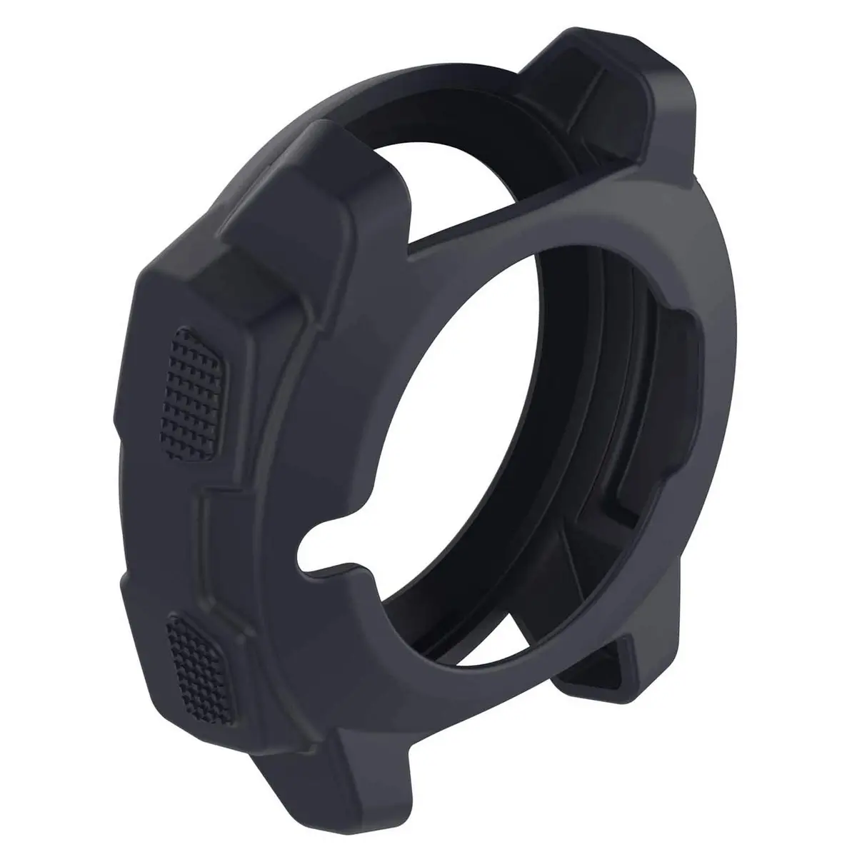 LICHIFIT Soft Silicone Protector Case for Garmin Instinct Smart Watch | Navy Blue - view 4