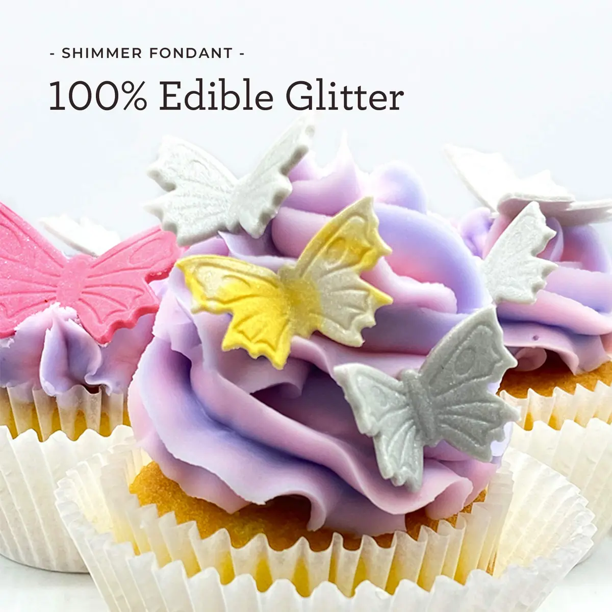 Satin Ice Gold Shimmer Fondant With Edible Glitter 2 Pounds | Vanilla Flavor, Gluten-Free, Nut-Free, Dairy-Free, Vegetarian - view 4