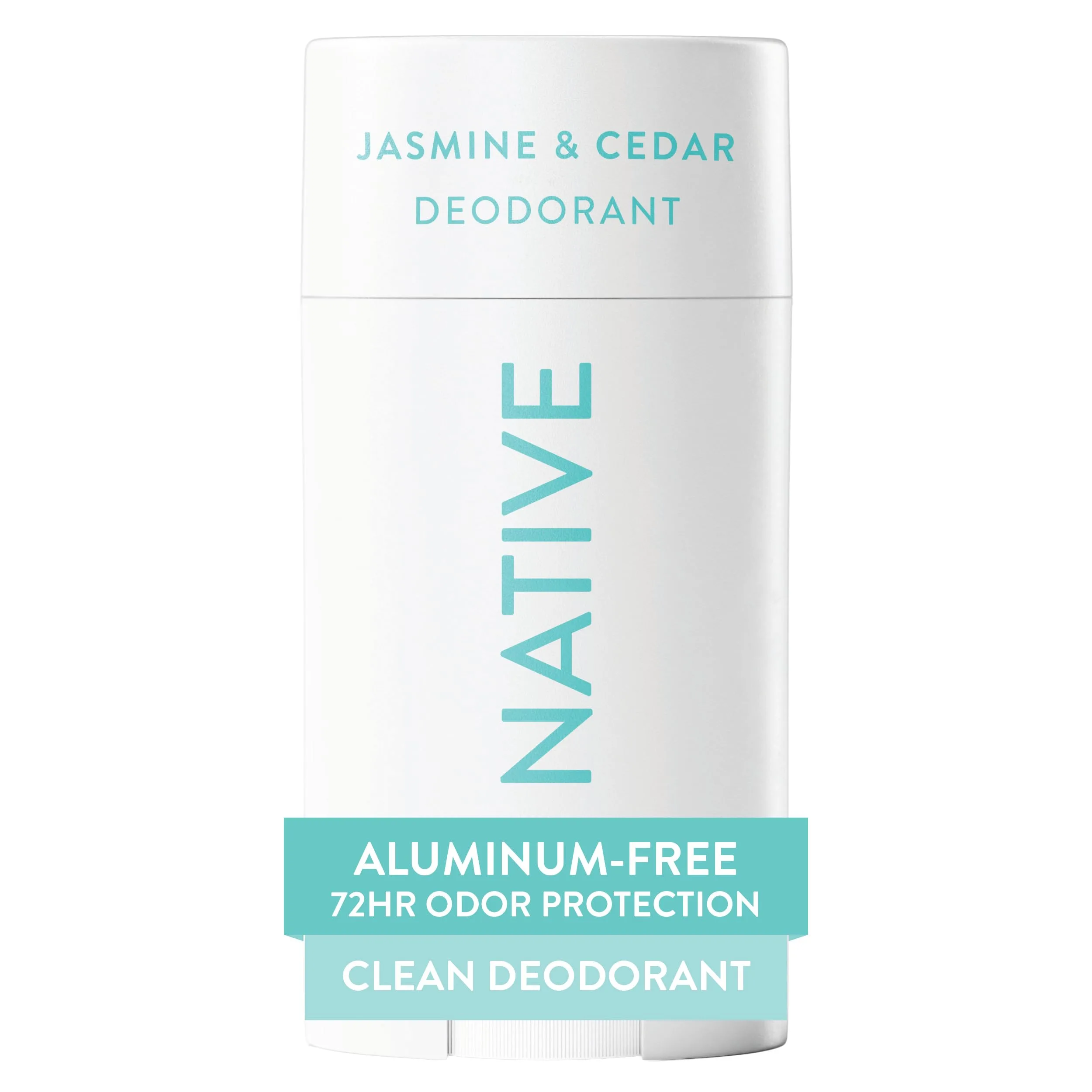 Native Deodorant for Women and Men, Jasmine & Cedar, 72-Hour Odor Control, Aluminum Free, 2.65oz - main product image