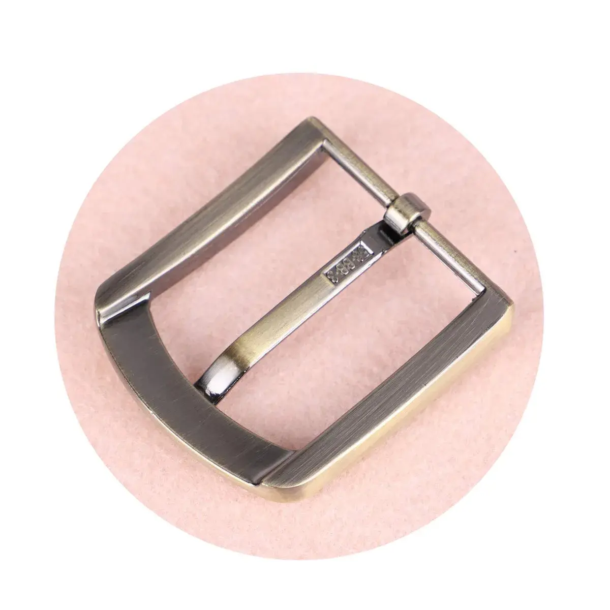McFanBe Grey11 Single Prong Square Belt Buckle 38 mm (1.5 inches) | Durable Alloy Replacement Buckle - view 4