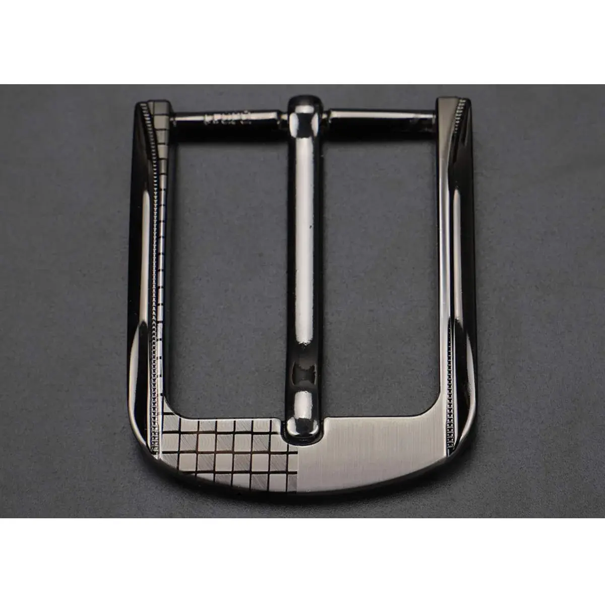 McFanBe Single Prong Square Belt Buckle | 38-40 mm (1.5 in) Grey Alloy Replacement Buckle - view 7