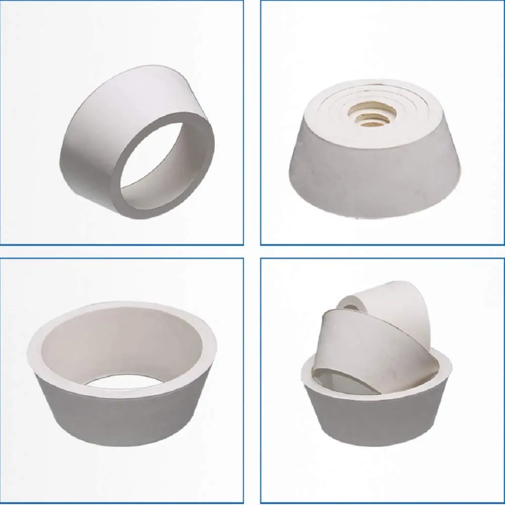 SUCOHANS 9 Piece Filter Adapter Cones Set, Buchner Funnel Flask Adapter Set with Tapered Collars, 17mm-83.4mm Wide End Diameter - view 7