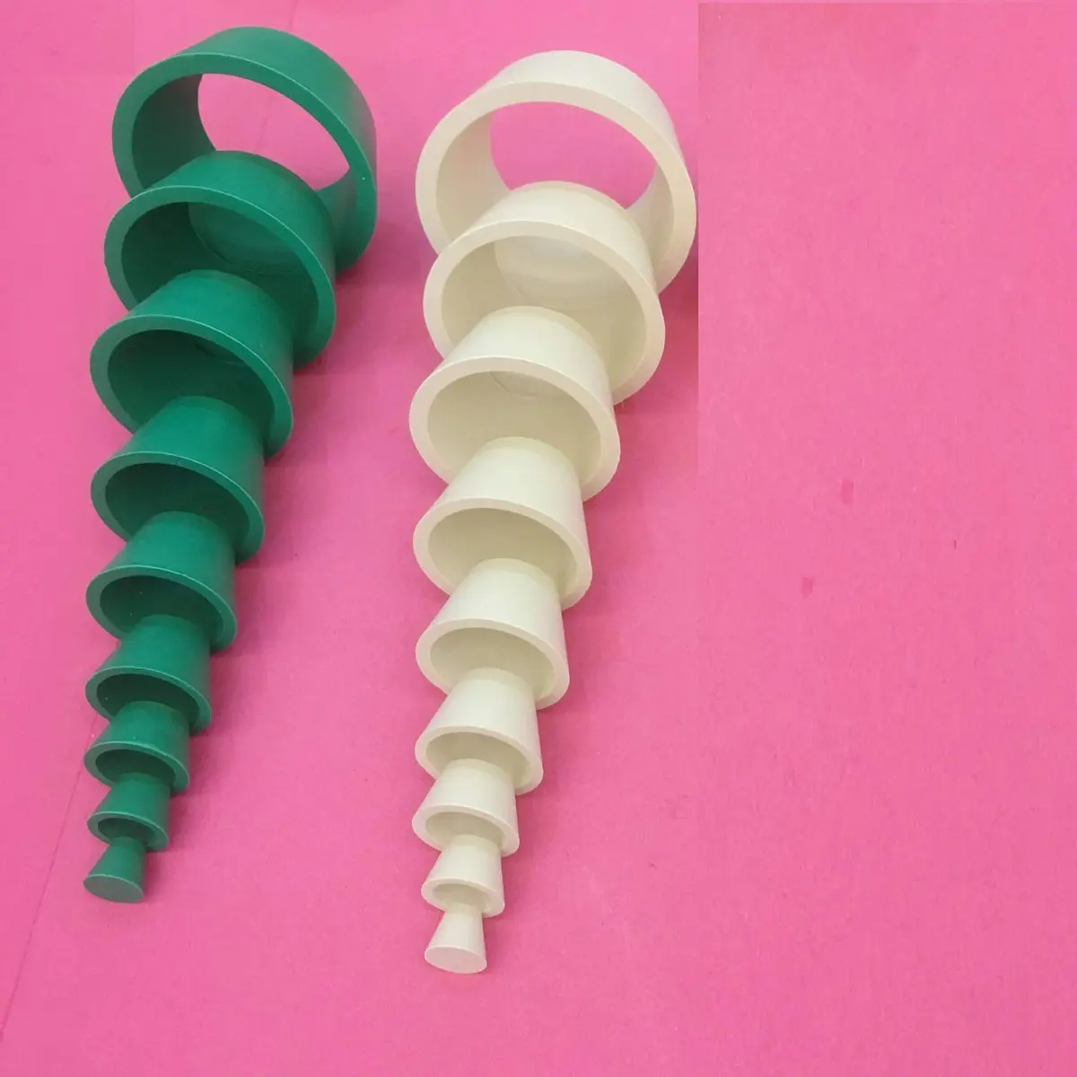 SUCOHANS 9 Piece Filter Adapter Cones Set, Buchner Funnel Flask Adapter Set with Tapered Collars, 17mm-83.4mm Wide End Diameter - view 3