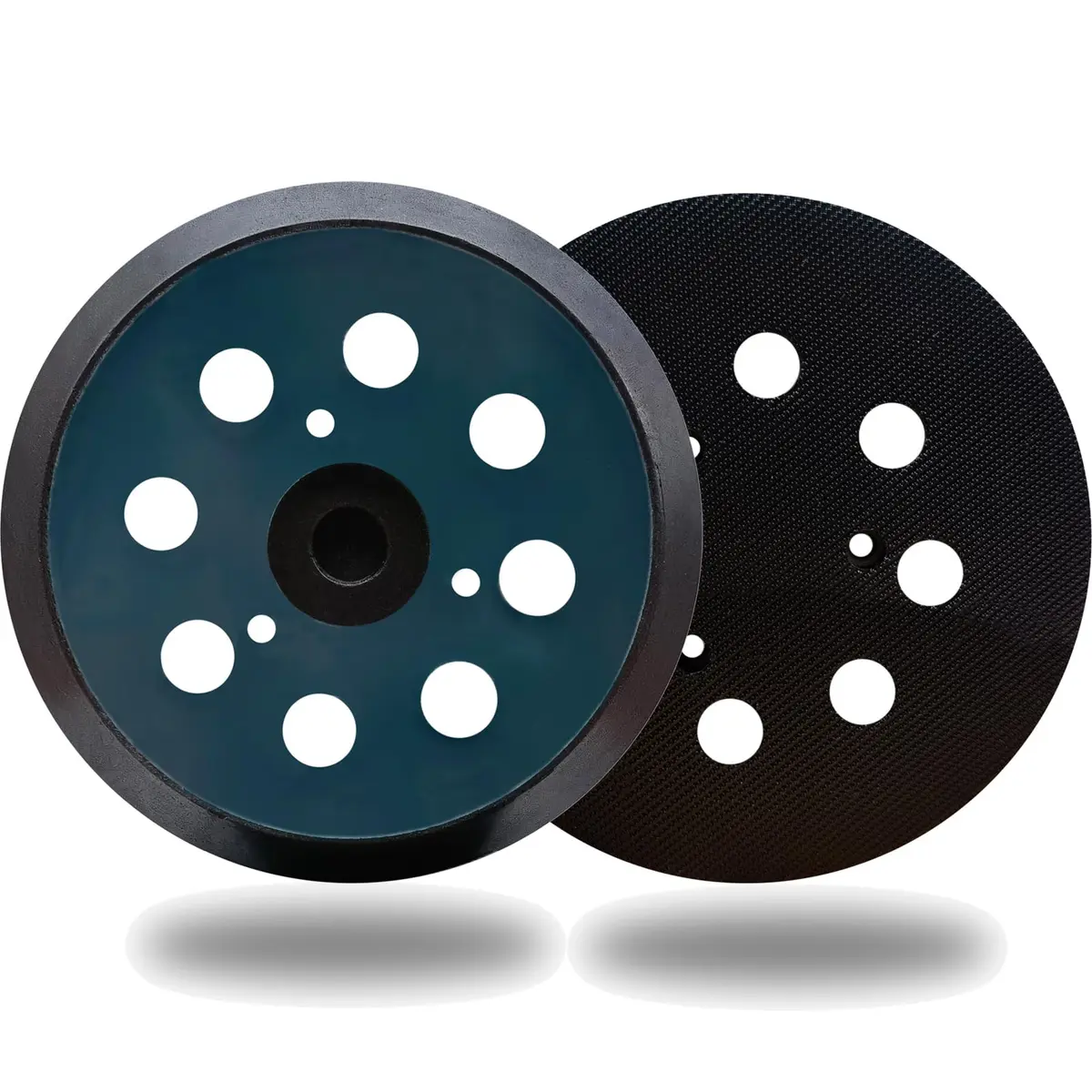 SINYUM 5 Inch Dia 8 Hole Hook and Loop Sanding Pad | Compatible with Makita & Hitachi Sanders - main product image