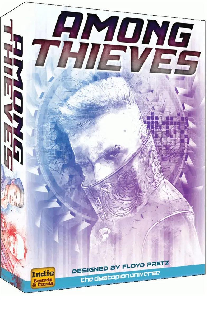 Indie Boards and Cards Among Thieves Board Game 1.8 x 5.9 x 7.9 inches | Dystopian deception game for 3-8 players - main product image