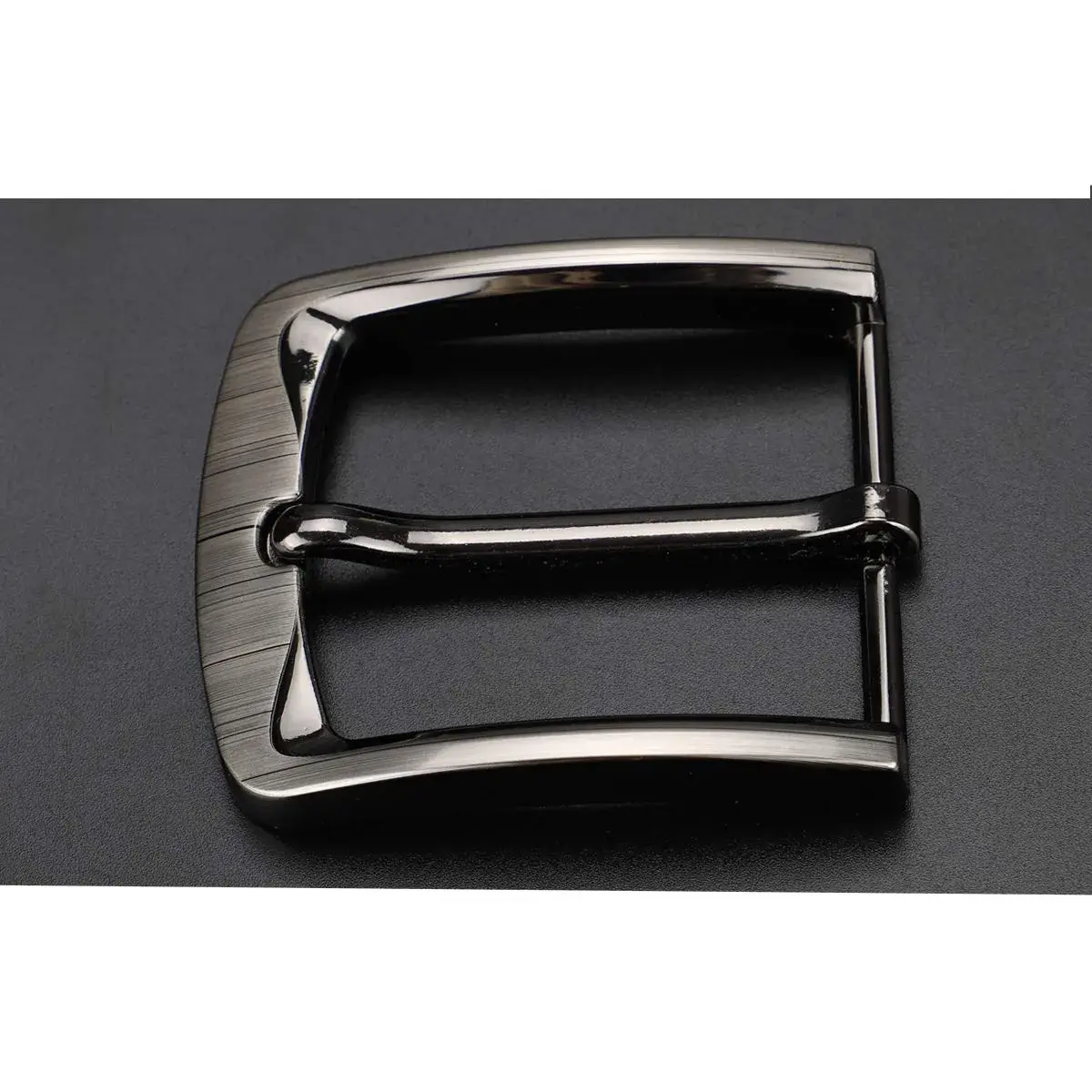 McFanBe Grey Single Prong Square Belt Buckle 3.8cm (1.5 Inches) | Replacement Buckle for Men & Women - view 6
