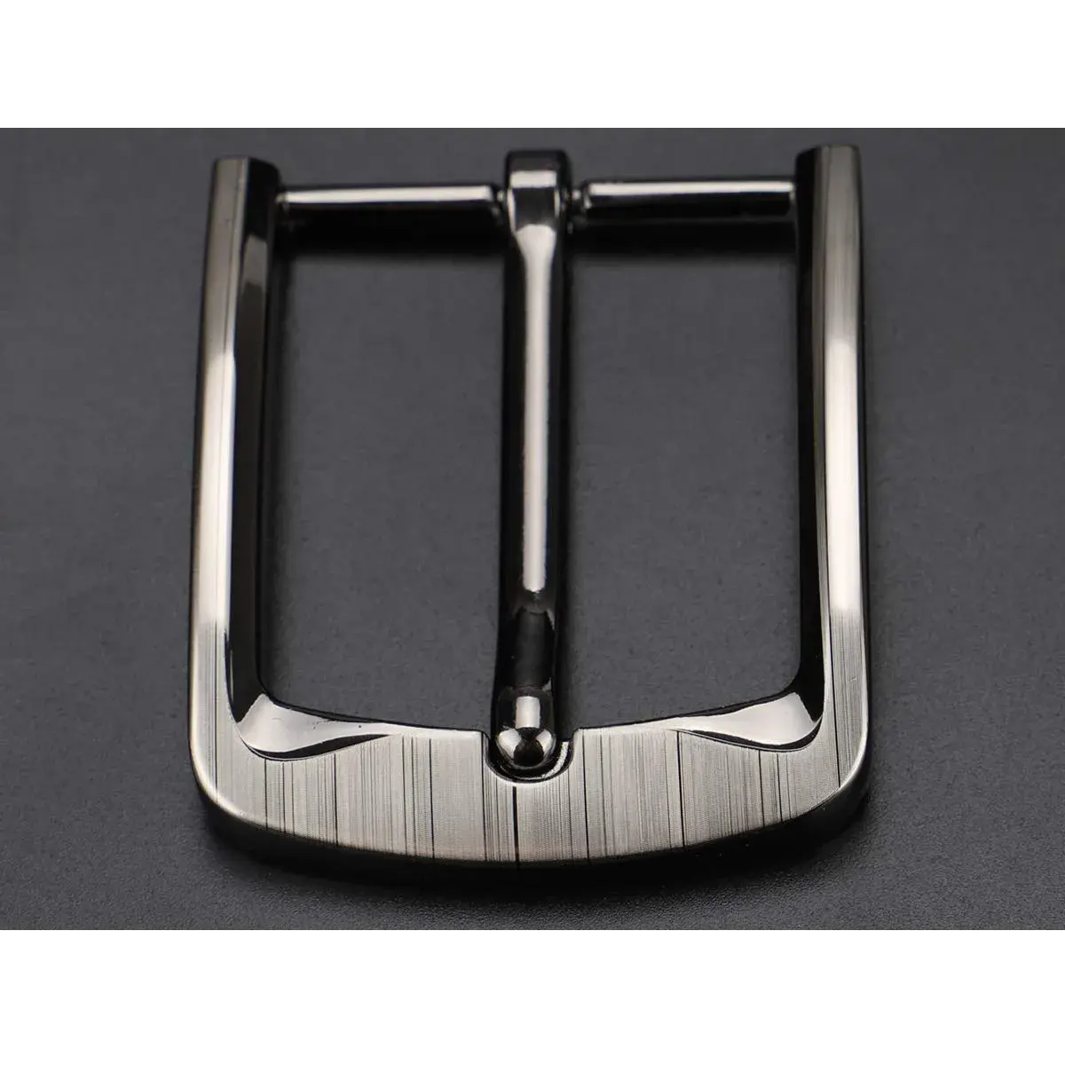 McFanBe Grey Single Prong Square Belt Buckle 3.8cm (1.5 Inches) | Replacement Buckle for Men & Women - view 7