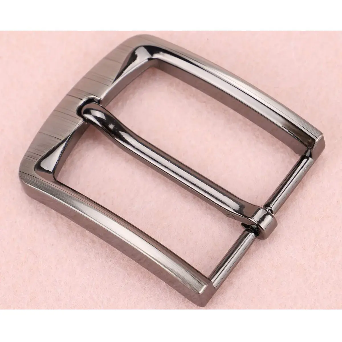 McFanBe Grey Single Prong Square Belt Buckle 3.8cm (1.5 Inches) | Replacement Buckle for Men & Women - view 3