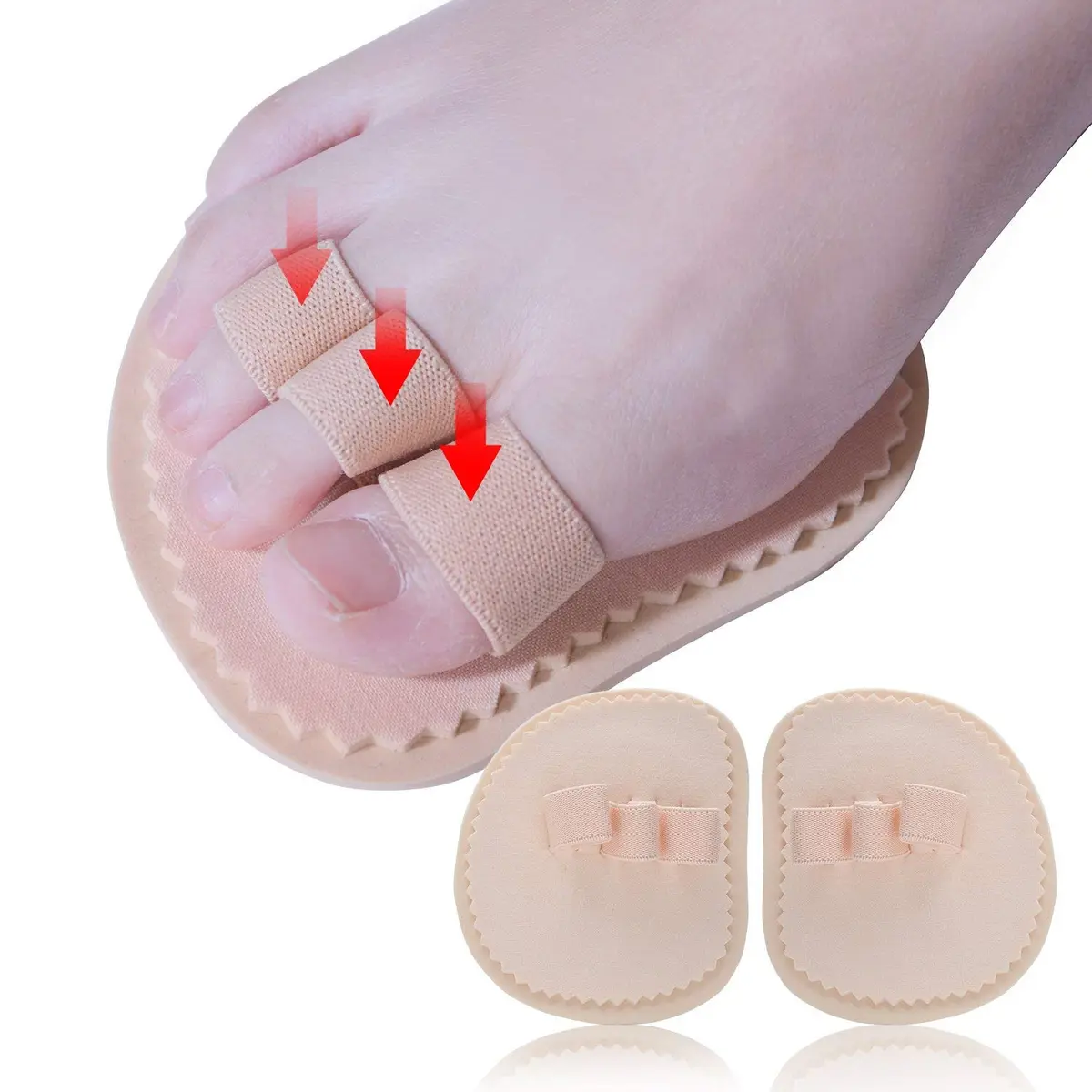Price Xes Adjustable Loops Toe Splint & Straightener for Crooked Toes | 3.54in (9cm) Circumference - view 4