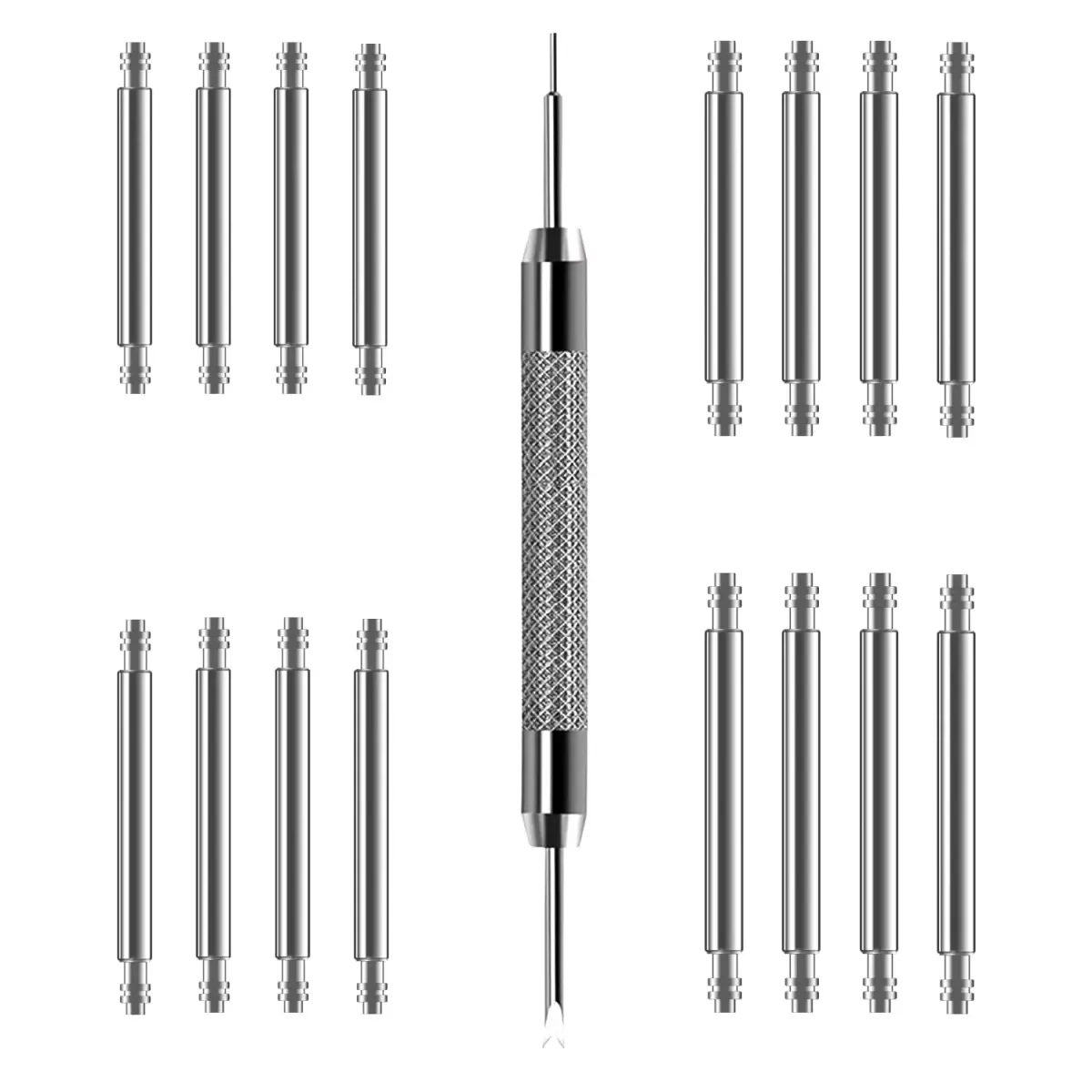 Vellsar 24mm Watch Band Pins & Tool Kit | Stainless Steel Spring Bars for Watch Bands & Buckles - main product image