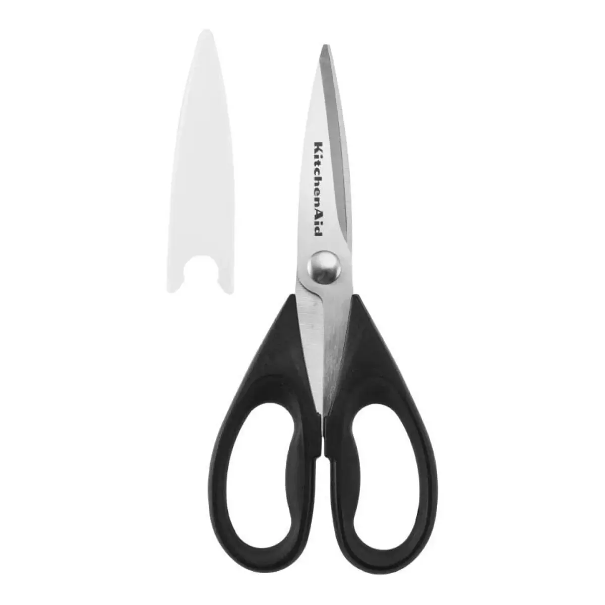 KitchenAid Black Multipurpose Kitchen Shears with Nutcracker & Bottle Opener, 1 Pack - main product image