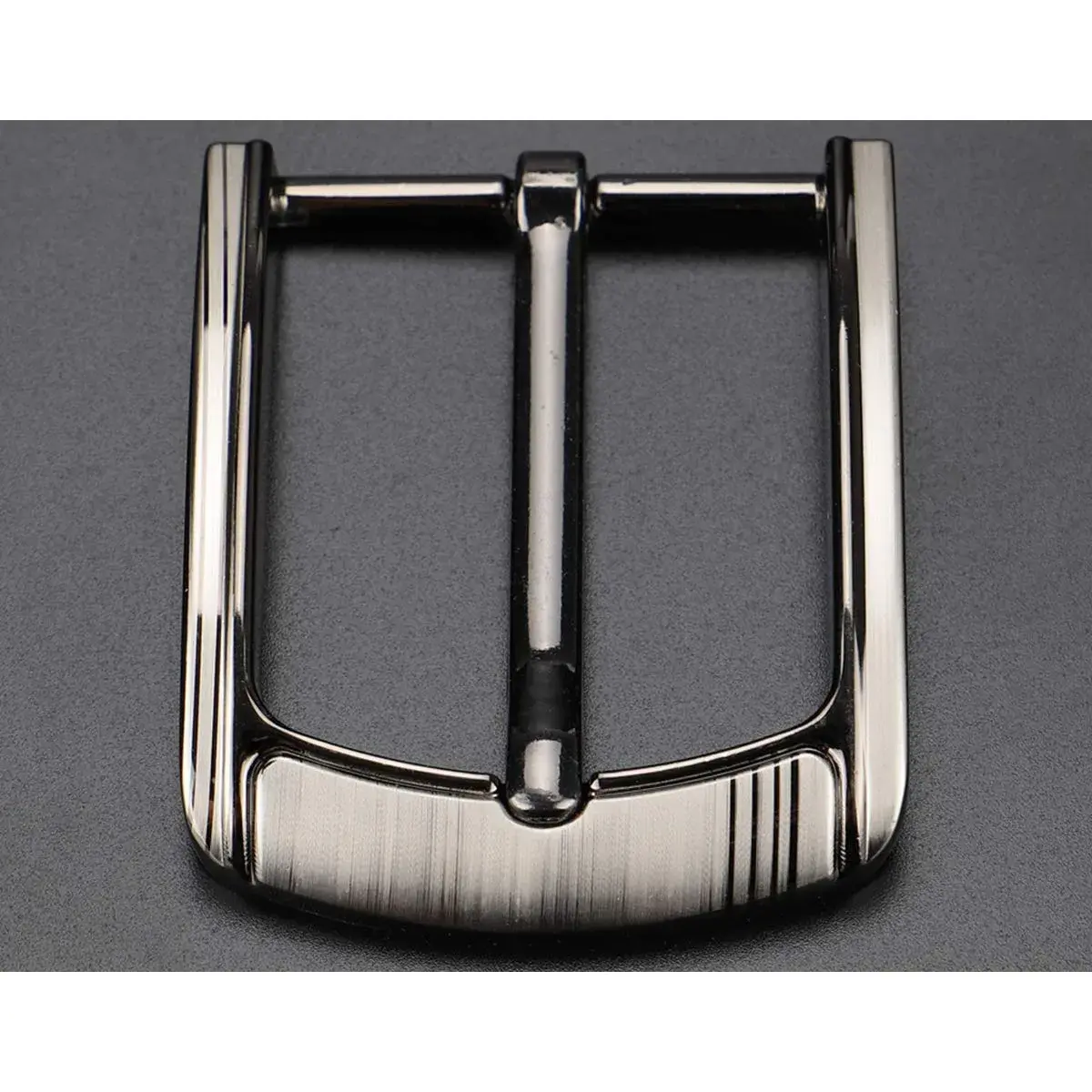 McFanBe 1.5 Inches (38 mm) Belt Buckle Single Prong Square Replacement Buckle for Men Women Belt (Grey15) | Alloy Metal Buckle for 38mm Straps - view 6
