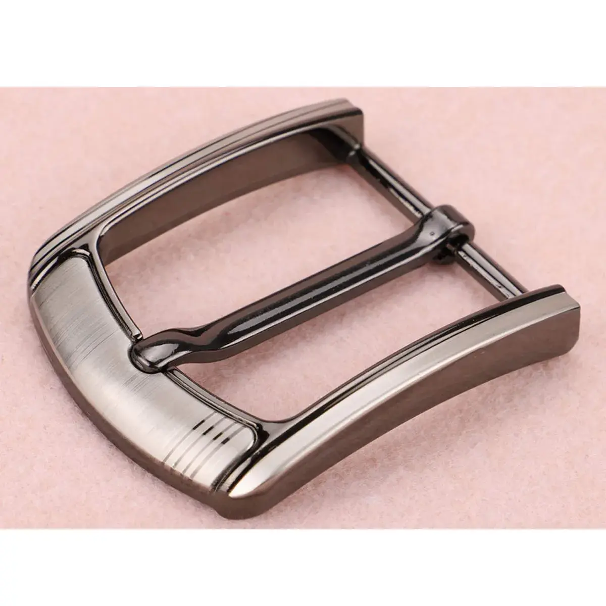 McFanBe 1.5 Inches (38 mm) Belt Buckle Single Prong Square Replacement Buckle for Men Women Belt (Grey15) | Alloy Metal Buckle for 38mm Straps - view 2