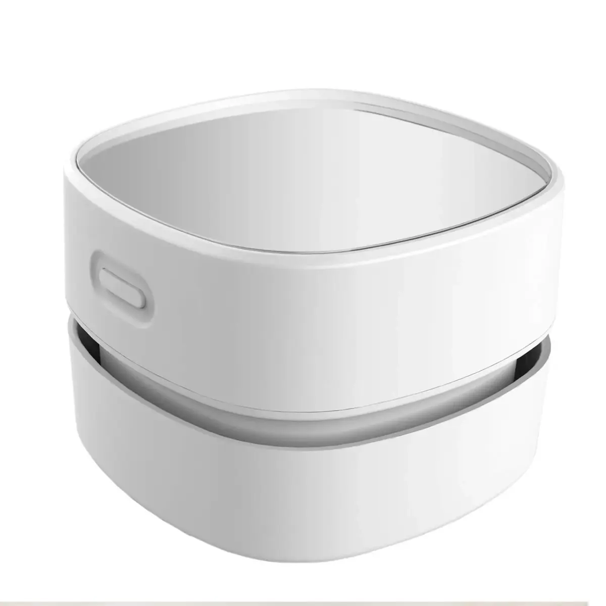 ODISTAR Mini Desktop Vacuum Cleaner White 200ml (6.76 Fl Oz) | Cordless & Portable for Desk Dust - main product image