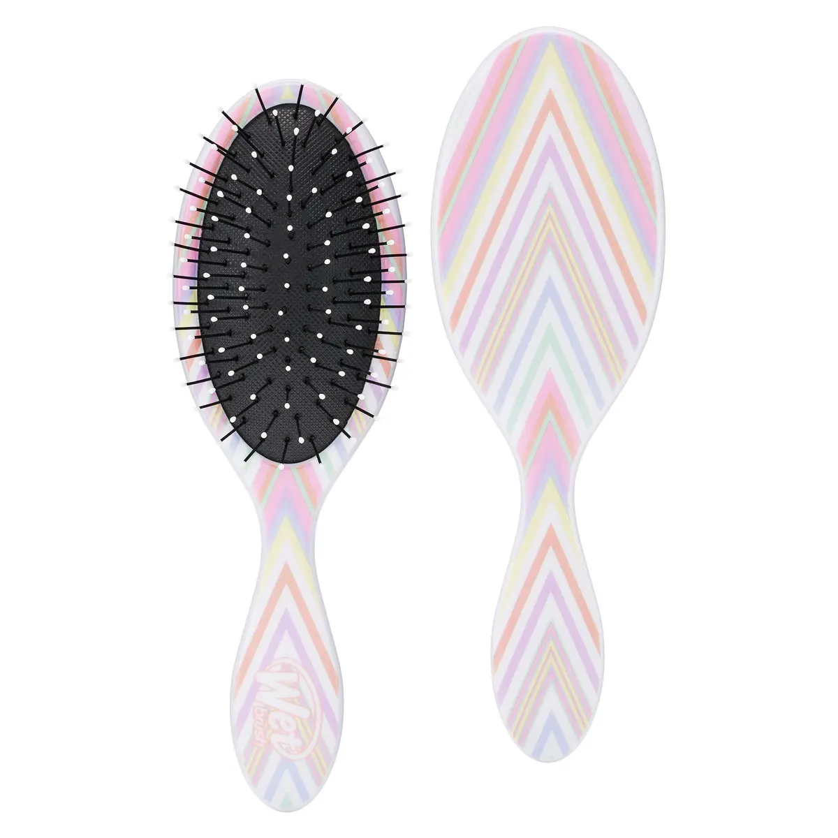 Wet Brush Kids Detangler Hair Brush - Chevron - Midi Detangling Brush with Ultra-Soft IntelliFlex Bristles for All Hair Types - main product image