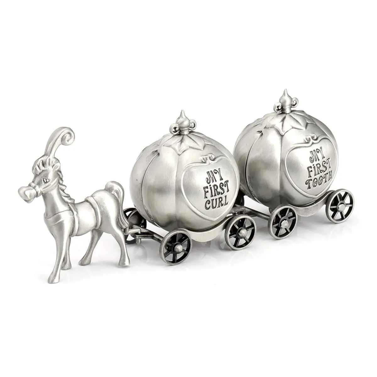 Mogoko Silver Storage Box for Baby Teeth & Curl Keepsakes | Child Memory Box, 5.1"L x 1.5"W x 2.1"H - view 5