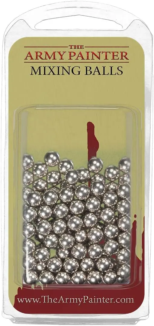 The Army Painter Mixing Balls 5.5 mm (100-Pack) | Stainless Steel Rustproof Agitators for Paint - main product image