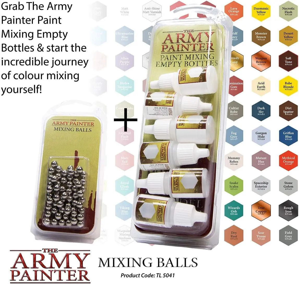 The Army Painter Mixing Balls 5.5 mm (100-Pack) | Stainless Steel Rustproof Agitators for Paint - view 7