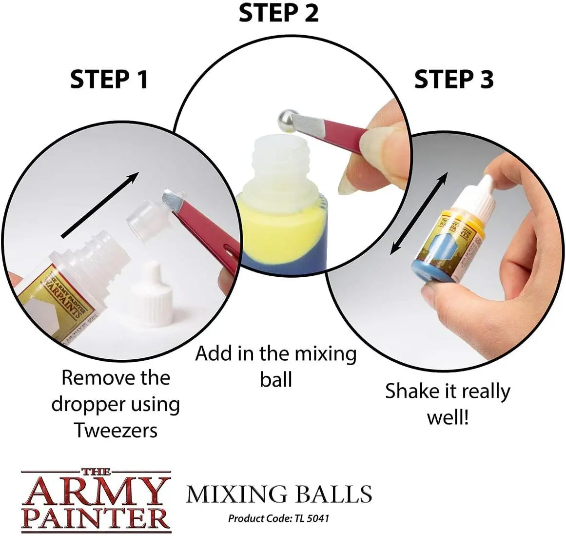 The Army Painter Mixing Balls 5.5 mm (100-Pack) | Stainless Steel Rustproof Agitators for Paint - view 3
