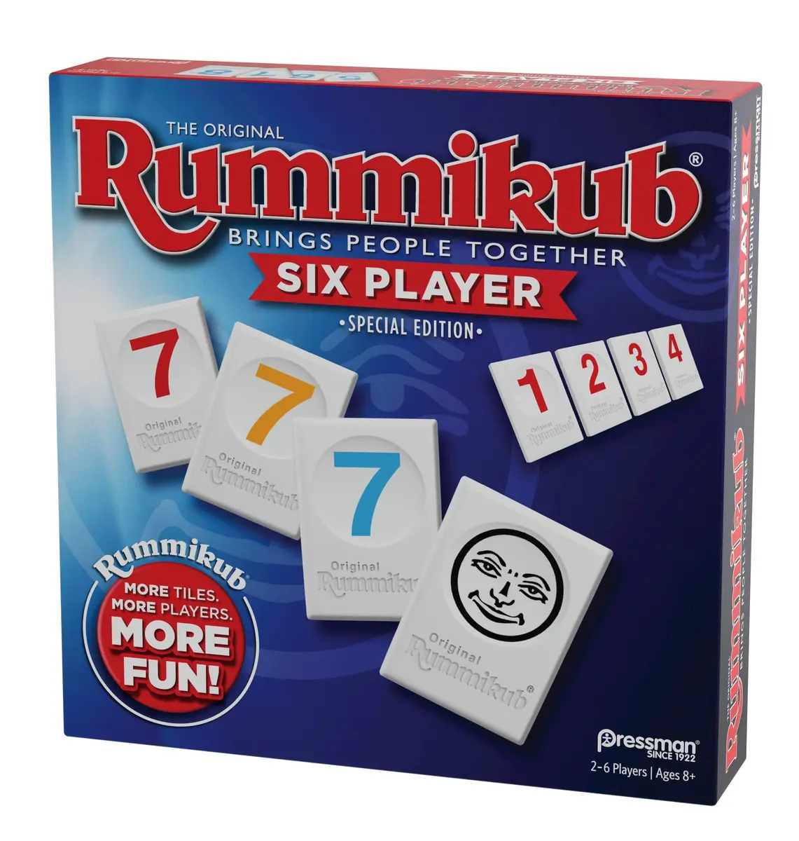 Pressman Rummikub Six Player Edition | Classic Tile Game for 2-6 Players, Ages 8+ - view 6