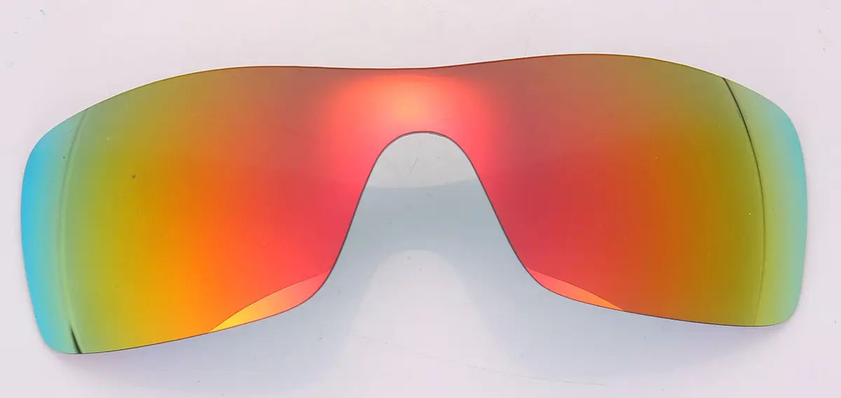 NicelyFit Polarized Replacement Lenses for Oakley Batwolf Sunglasses (Fire Red Mirror) | UV400 & Impact Safe - view 2