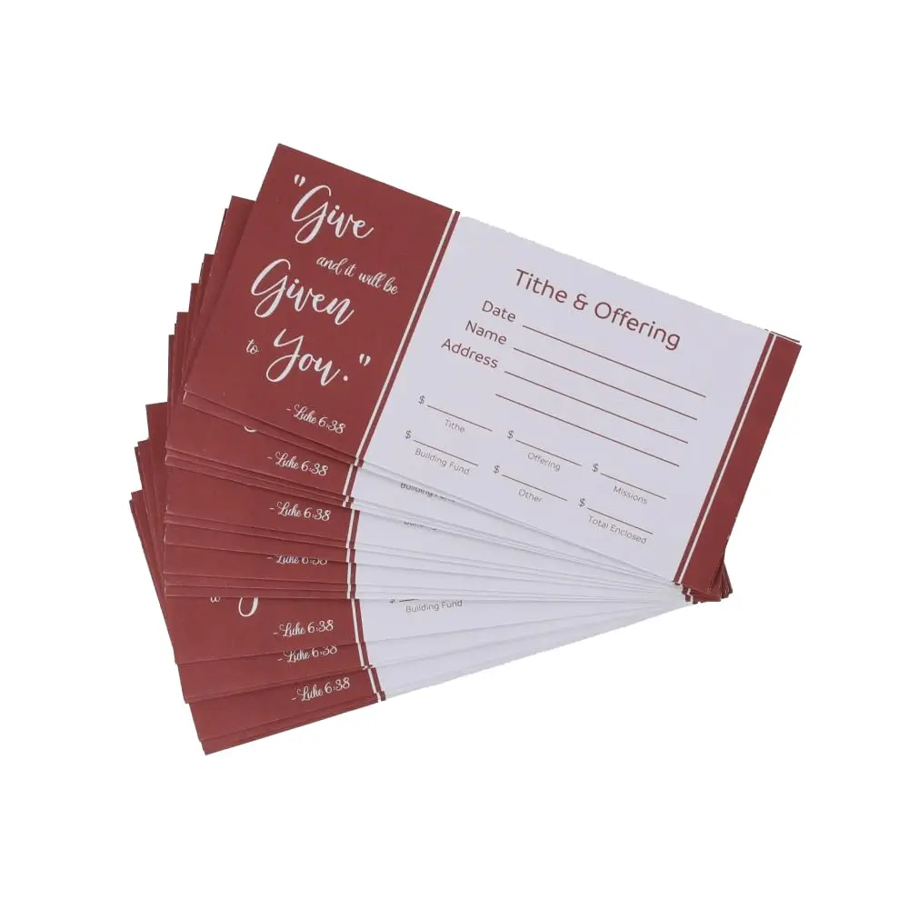 Swanson Christian Products Cash Envelopes 3x6.25 in | Faith-Inspired Tithe & Offering Pack of 100 - main product image