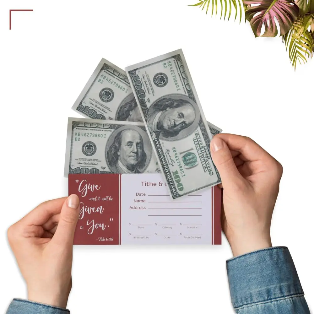 Swanson Christian Products Cash Envelopes 3x6.25 in | Faith-Inspired Tithe & Offering Pack of 100 - view 6