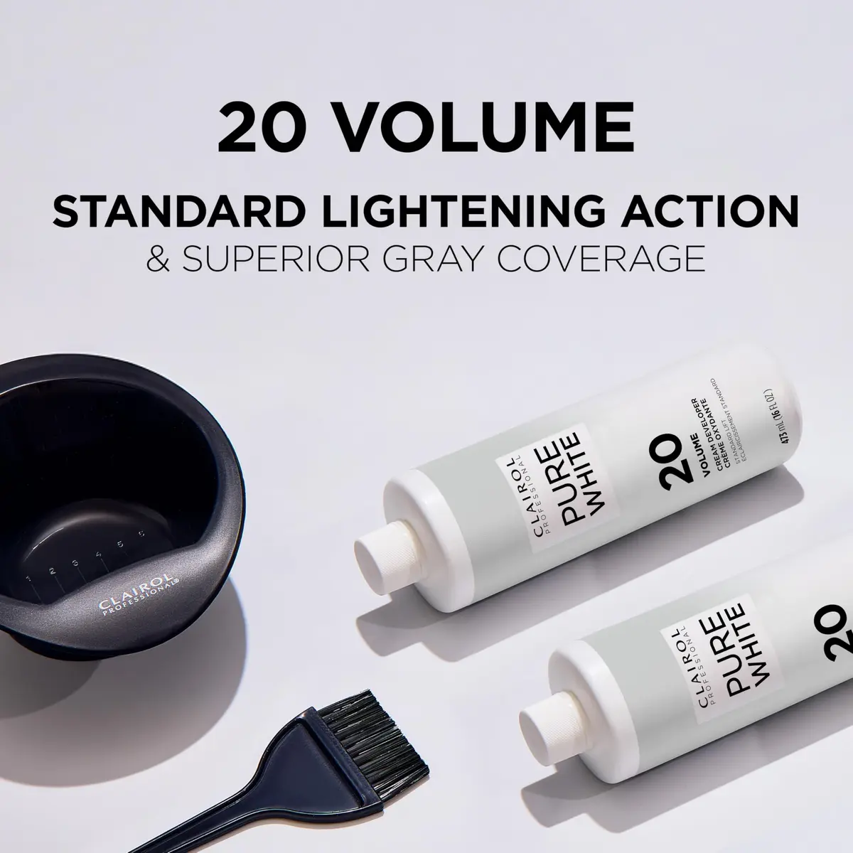 Clairol Professional Pure White 20 Volume Hair Developers | Standard Lightening & Gray Coverage (110 characters) - view 6