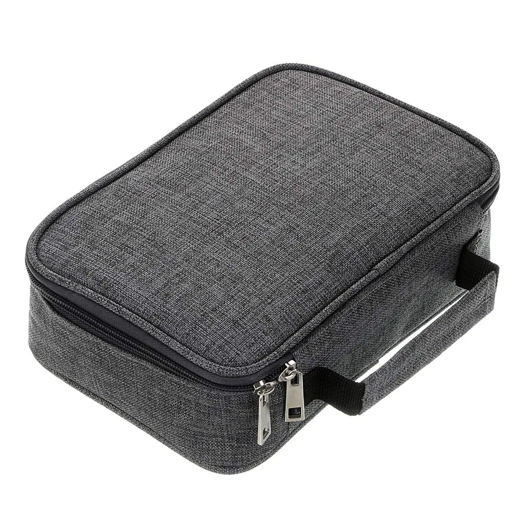 BTSKY High Capacity Zipper Pens Pencil Case- Multi-Functional Stationery Pencil Pouch 72 Slots Grey | Portable & Lightweight for Art & School - main product image