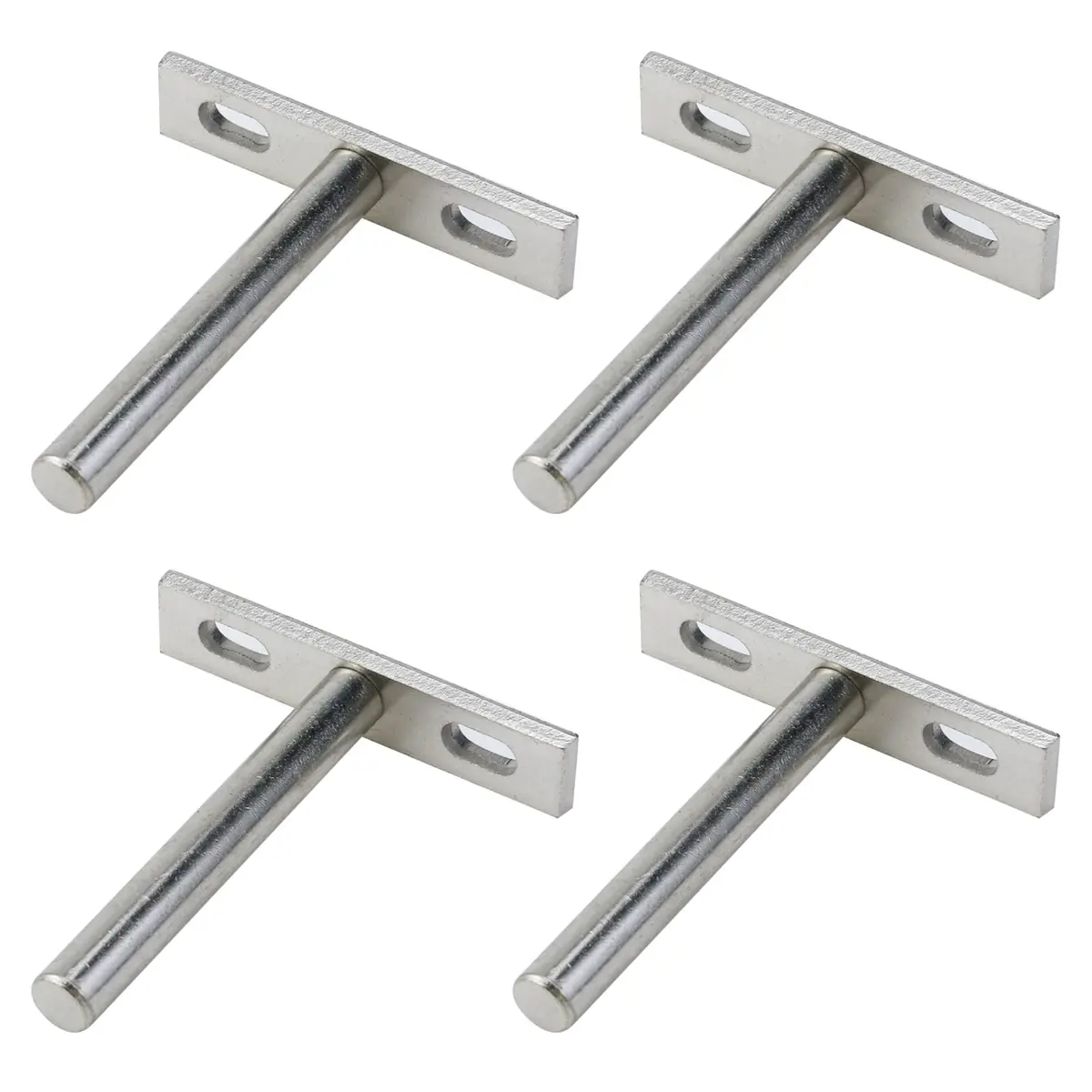 Antrader 3 Inch Floating Shelf Brackets Set of 4 | Heavy Duty Cold Rolled Steel for DIY Projects - main product image