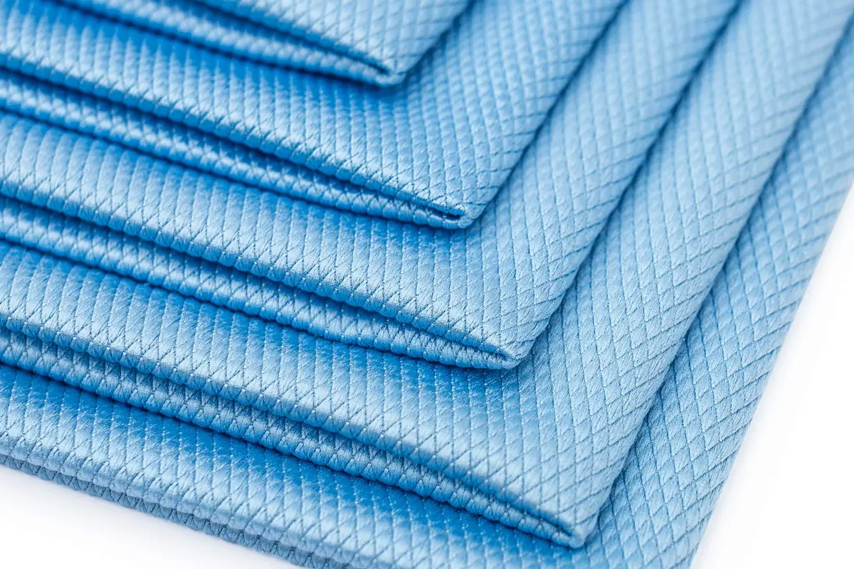 The Rag Company Diamond Weave Glass & Window Towels 40cm x 60cm (16in x 24in) | Streak-Free Shine for Mirrors & Chrome - view 2