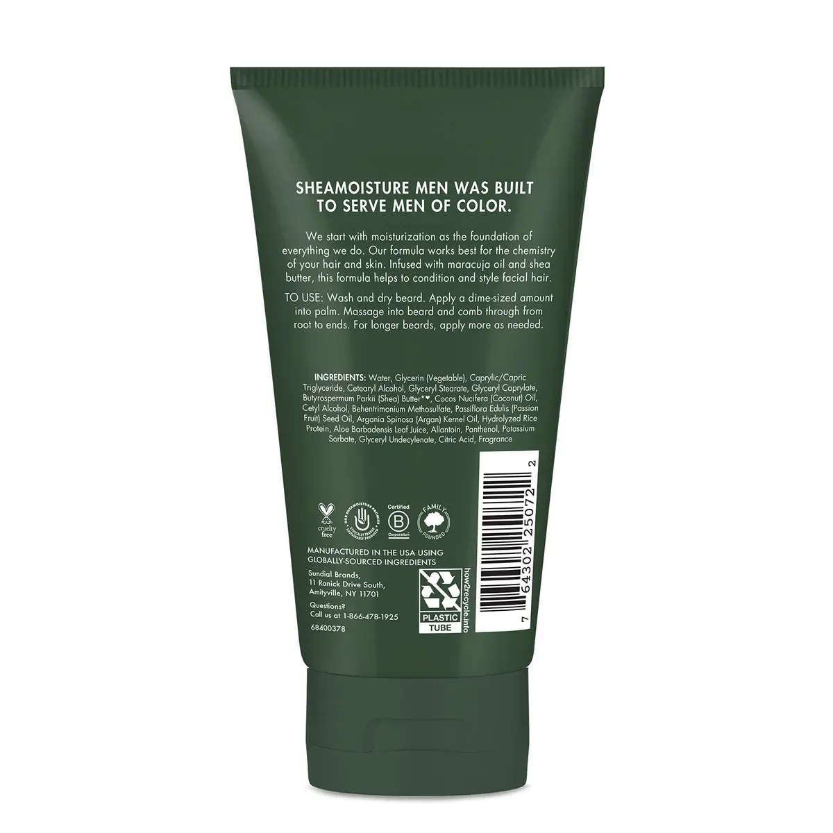 SheaMoisture Beard Conditioner Full Beard Detangler 118ml (4 Fl Oz) | Softens Coarse Facial Hair - view 2