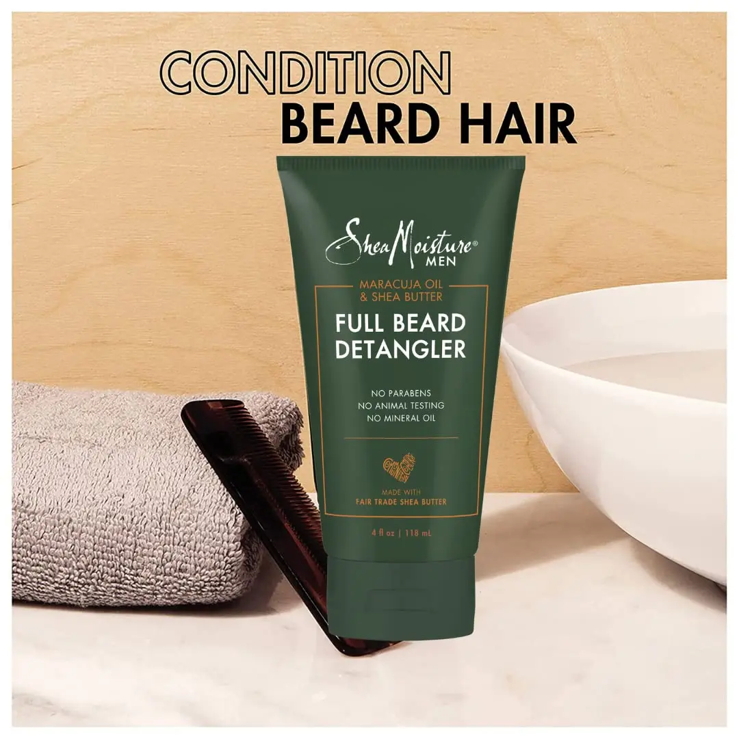 SheaMoisture Beard Conditioner Full Beard Detangler 118ml (4 Fl Oz) | Softens Coarse Facial Hair - view 3
