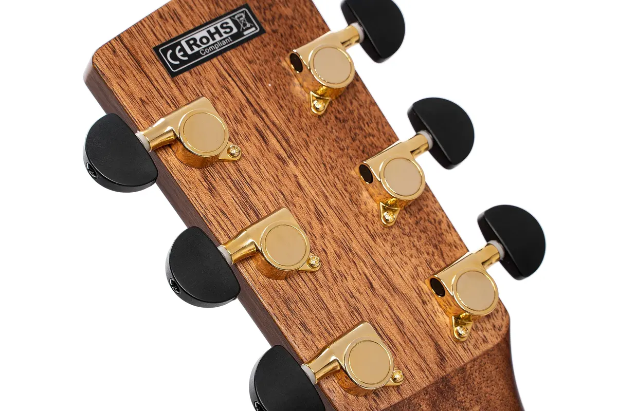 Cort Grand Regal Series Acoustic-Electric Guitar, Natural Glossy | Bevel Cut Grand Auditorium, Full Size, Myrtlewood & Sitka Spruce - view 6