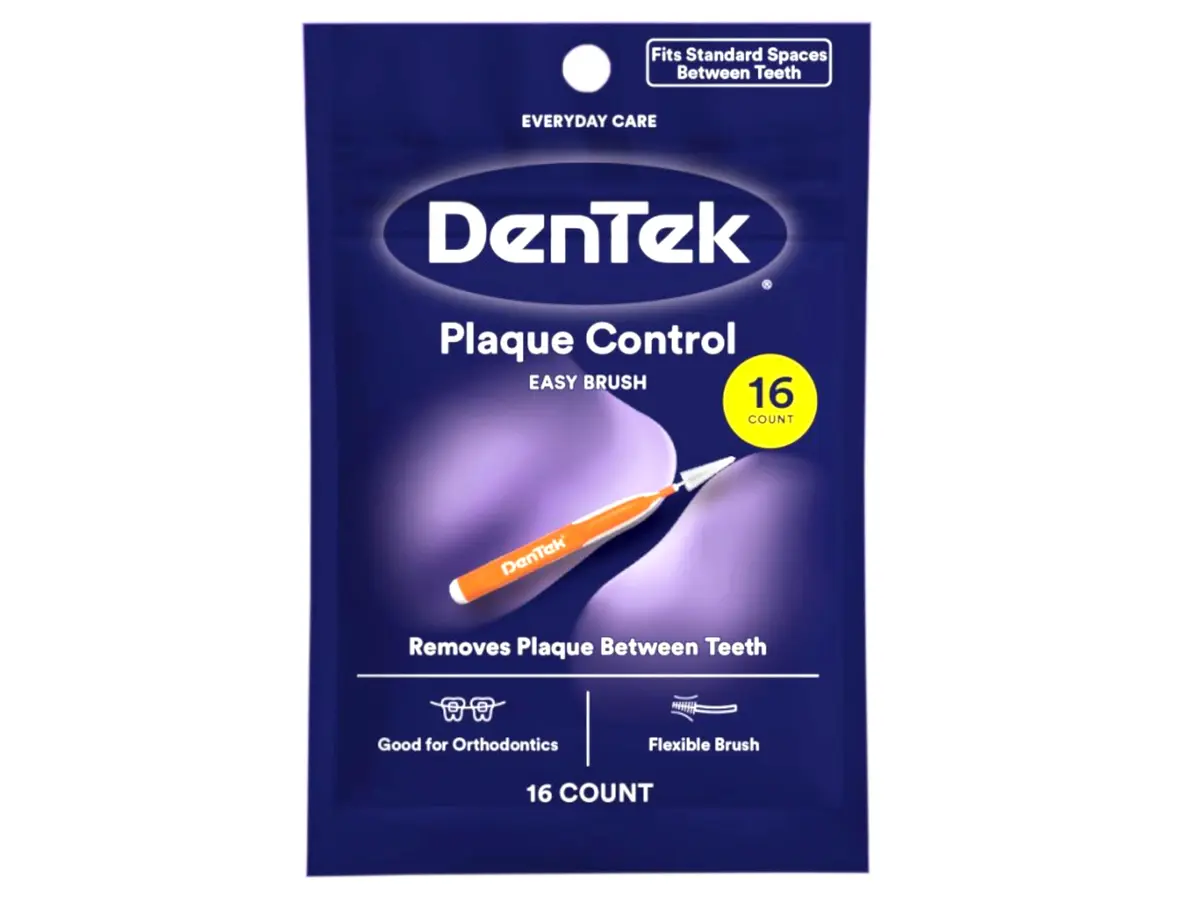 DenTek Easy Brush Cleaners 16 ea | Mint Mouthwash Blast Mint | Brush Cleaner for Makeup & Dental Hygiene - main product image