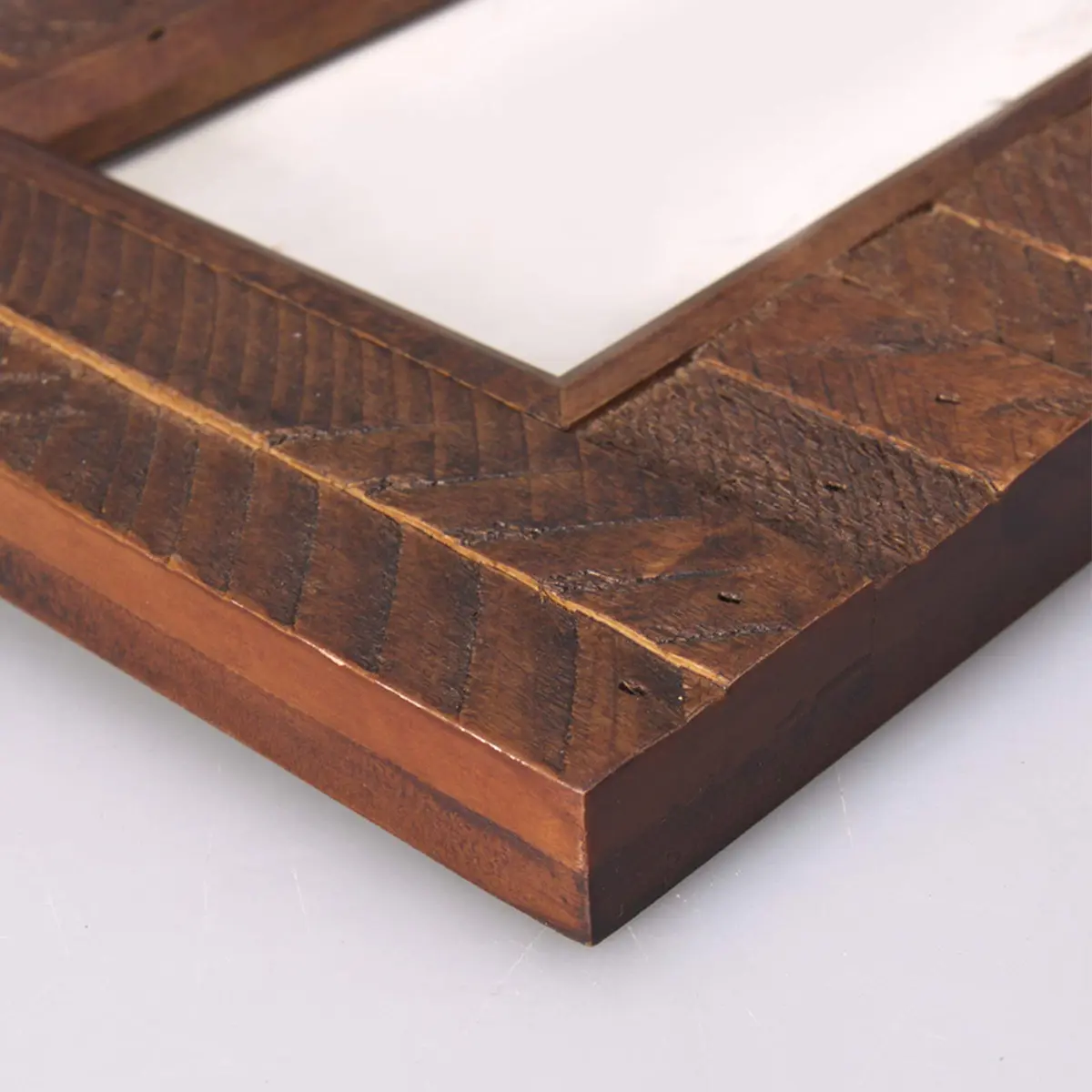 Eosglac 11x14 Picture Frame Rustic Brown | Handmade Wooden Wall & Tabletop Frame - view 3