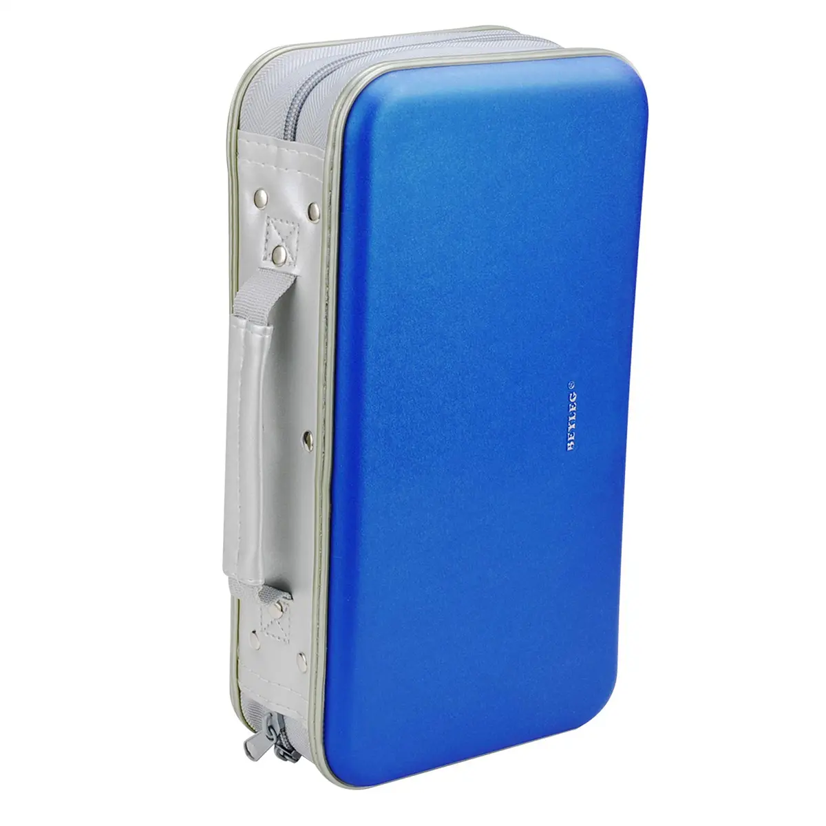 Wismart CD DVD Wallet 96 Capacity | Heavy Duty Hard Shell Disc Organizer (70-120 chars) - main product image