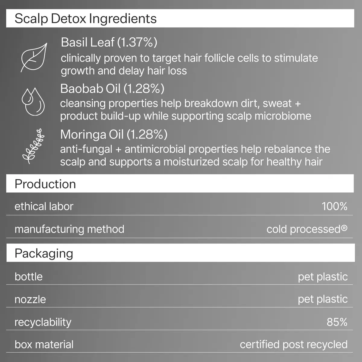 ACT+ ACRE Cold Processed Scalp Detox Oil 3 Fl Oz | Sulfate-Free for Dry & Itchy Scalp, Promotes Thicker Hair - view 8
