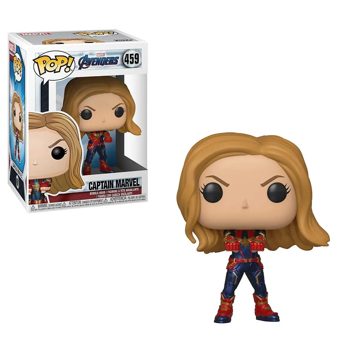 Funko Pop! Marvel Avengers Captain America (Endgame) #459 with Collector Cards | Entertainment Earth Exclusive - main product image