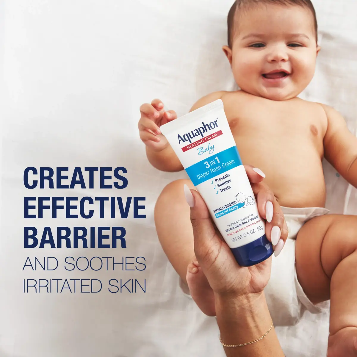 Aquaphor Baby Healing Ointment & Diaper Rash Cream Set 14 oz + 3.5 oz | Gentle Care for Sensitive Skin - view 7