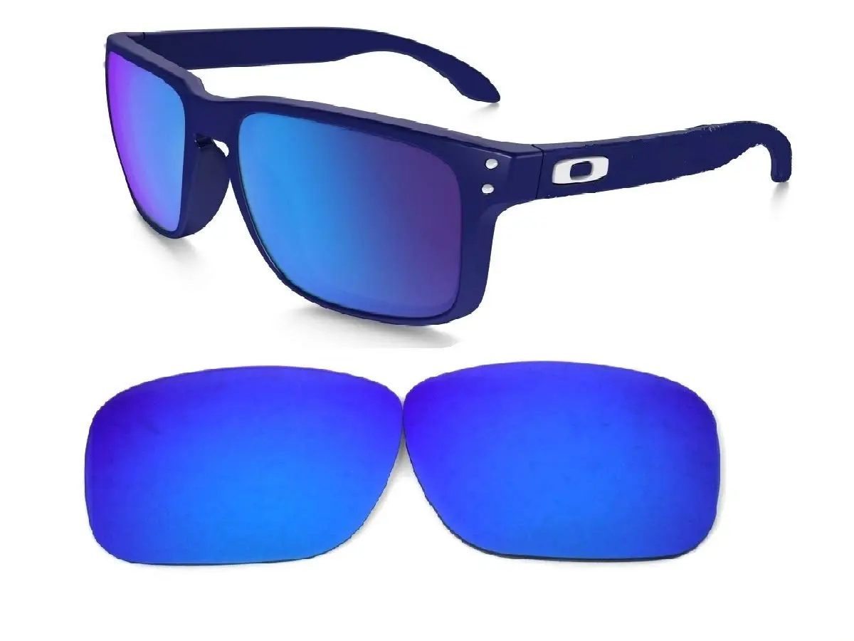 GALAXYLENSE Galaxy Replacement Lenses for Oakley Holbrook OO9102 Sunglasses Blue Polarized | Impact-Resistant UV400 - main product image