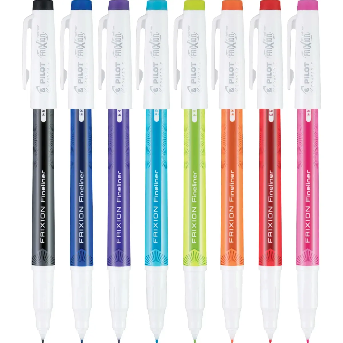 PILOT FriXion Fineliner Erasable Marker Pens 8-Pack | Smooth Ink Flow, Fade-Resistant - view 3
